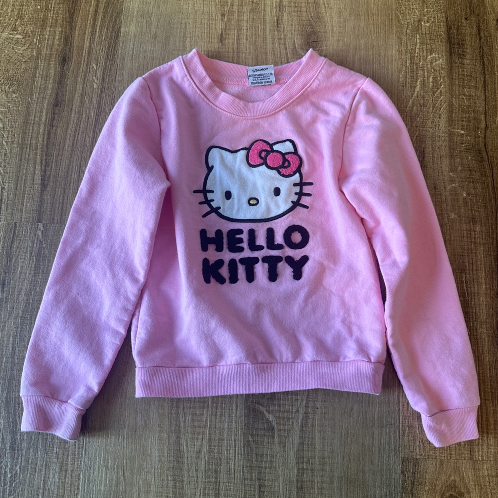 Hello‎ Kitty Pink Graphic Sweatshirt size 7/8